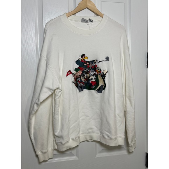 ACME Other - Vtg 90s Looney Tunes Warner Bros Sweatshirt Mens L Golf Sweater Bugs Bunny Taz